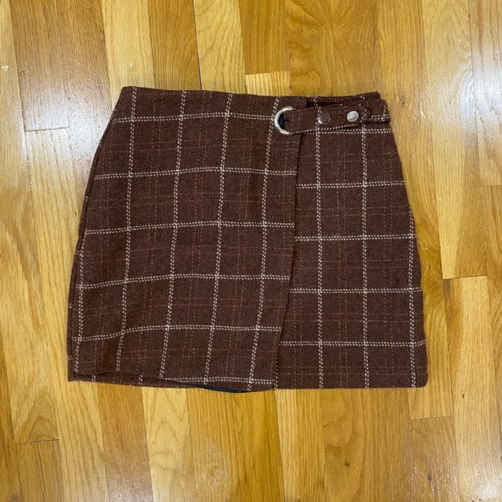💜2 for $25!💜 Plaid Wool Mini Skirt